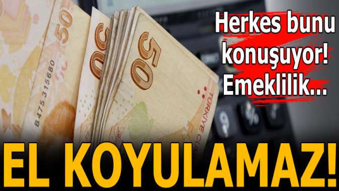 Herkes bunu konuşuyor! Emeklilik fonlarına el koyulmaz