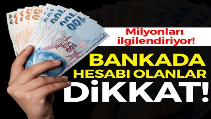 Hesap ücretim işlemiyle ilgili Danıştaydan flaş karar!