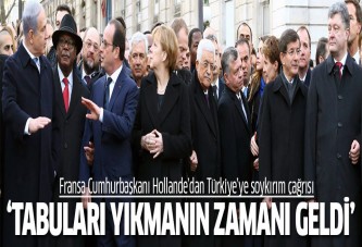 Hollande'dan Türkiye'ye soykırım çağrısı