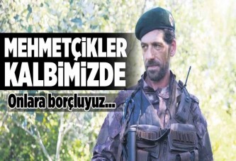 ‘Huzur ve güveni Mehmetçiğe borçluyuz’.