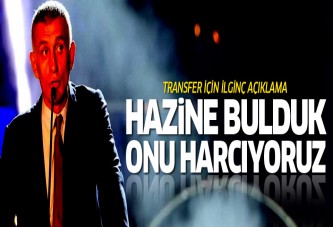 İbrahim Hacıosmanoğlu: Hazine bulduk onu kullanıyoruz