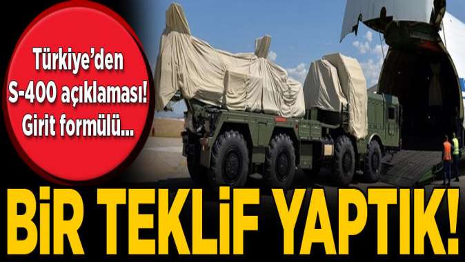 İbrahim Kalından S-400 açıklaması! Girit formülü gündemimizde yok