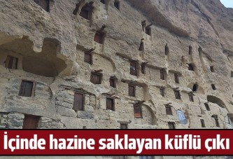 İçinde hazine saklayan küflü çıkı: Karaman