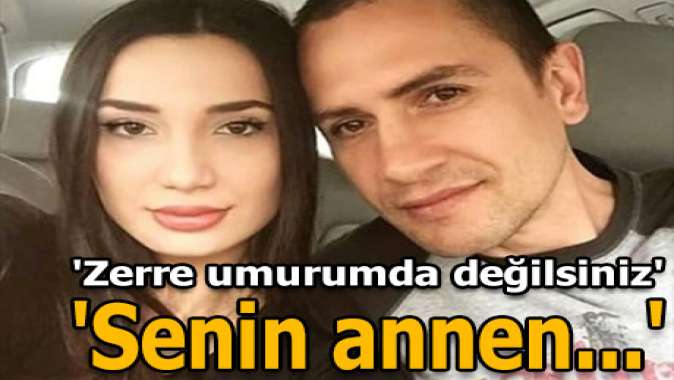 İkiniz de zerre umurumda değilsiniz! Ben sadece...