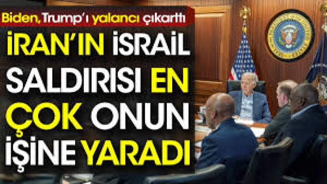 İran'ın İsrail saldırısı en çok onun işine yaradı. Biden Trump'ı yalancı çıkarttı