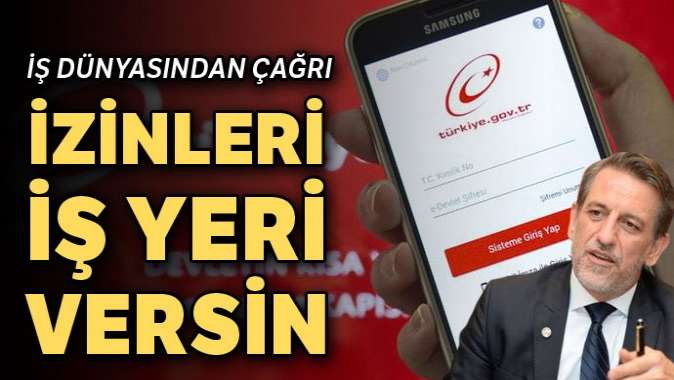 İş dünyasından çalışma izni talebi