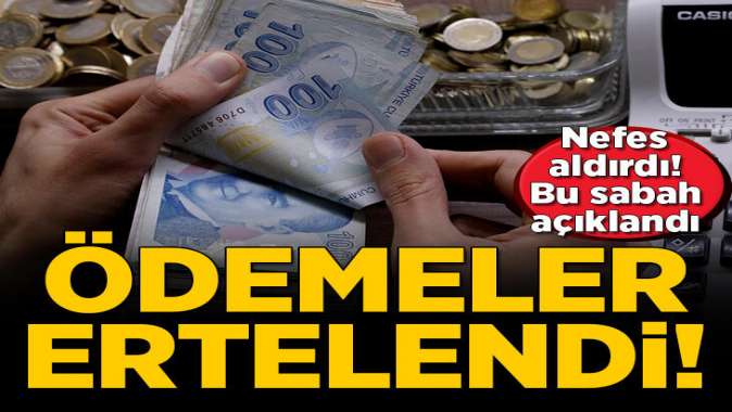 İş yerleri için mücbir sebep kararı alındı! Vergi ödemeleri ertelendi