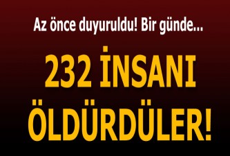 IŞİD bir günde 232 kişiyi öldürdü!