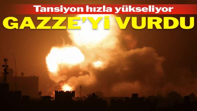 İsrail, 4 ay sonra Gazze’yi vurdu