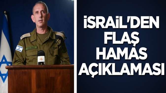 İsrailden Hamas açıklaması