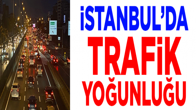 İstanbul’da trafik yoğunluğu