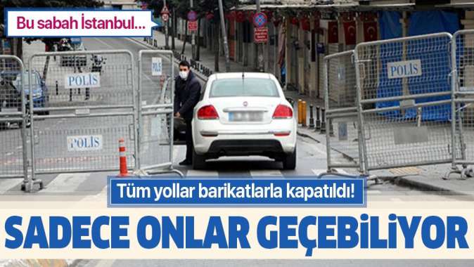 İstanbulda 1 Mayıs tedbirleri! Barikatlarla kapatıldı