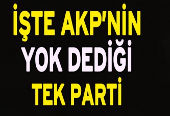 İşte AKP’nin hayır dediği tek parti