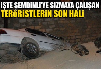 İşte o teröristlerin son hali