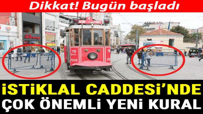 İstiklal Caddesi’ne 7 bin kişi sınırlaması: 3 metrekareye bir kişi düşecek