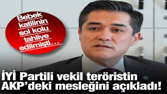 İYİ Partili vekil teröristin AKP’deki mesleğini açıkladı! Bebek katili Öcalan’ın sol kolu tahliye edilmişti…