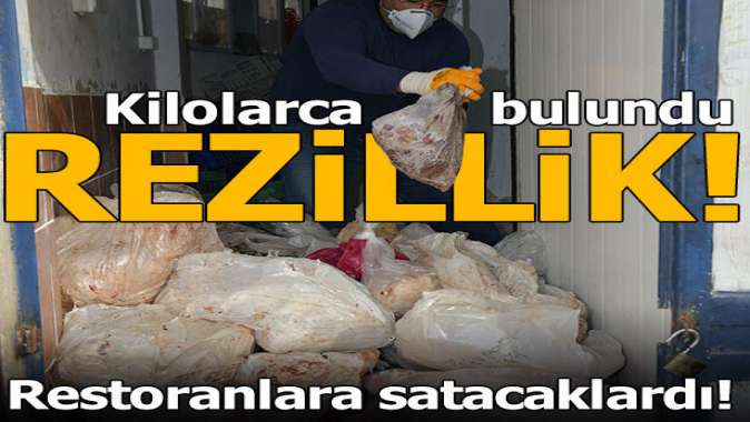 İzmirde depoya baskın! Kilolarca sakatat ve pişirilmiş kelle