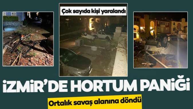 İzmirde hortum paniği