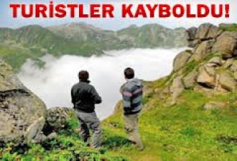 Kaçkar Dağları'nda turistler kayboldu