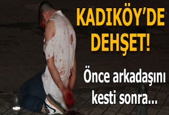Kadıköy'de bıçaklı kavga!