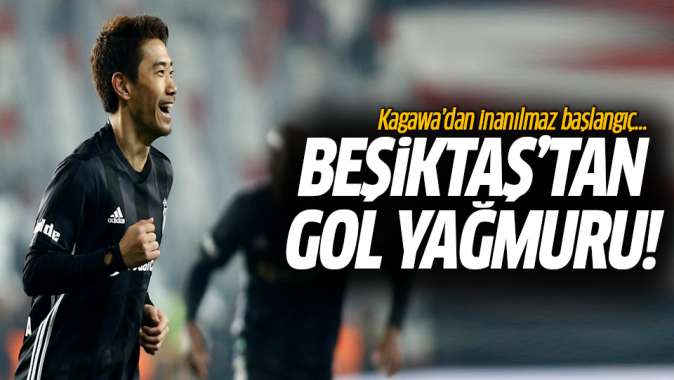 Kagawadan müthiş başlangıç! Beşiktaştan gol yağmuru: 6-2