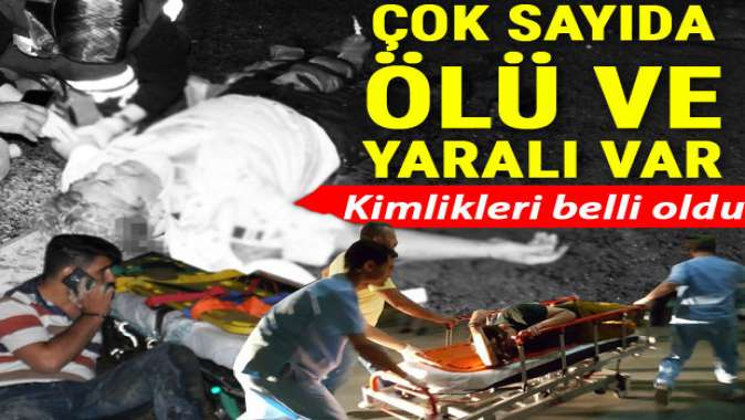 Karamanda yolcu otobüsü devrildi! Çok sayıda ölü ve yaralı var