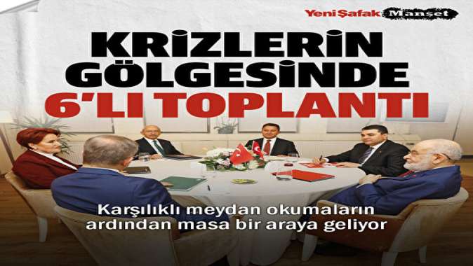 Karşılıklı meydan okumaların ardından masa bir araya geliyor