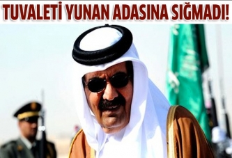 Katar Emiri’nin tuvaleti Yunan adasına sığmadı