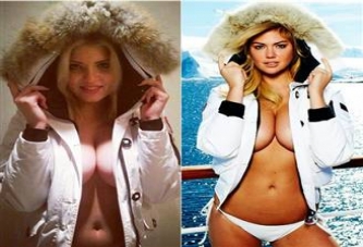 Kate Upton'ın ikizi Rusya'dan çıktı