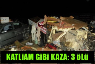 Katliam gibi kaza: 3 ölü