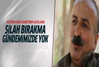 KCK: Silah bırakma gündemimizde yok