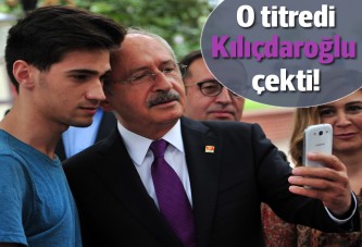 Kemal Kılıçdaroğlu, hayranının eli titreyince selfie'yi kendi çekti