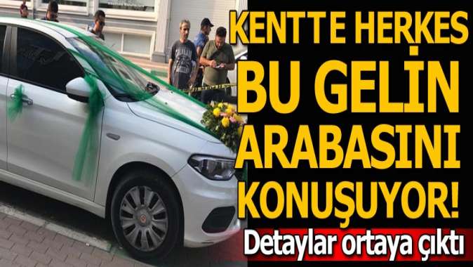 Kentte herkes bu gelin arabasını konuşuyor! Detaylar ortaya çıktı