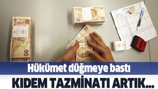 Kıdem tazminatı hakkı, işçi lehine düzenlenecek