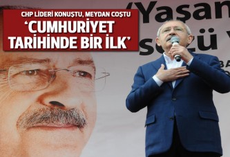 Kılıçdaroğlu: Cumhuriyet tarihinde bir ilk