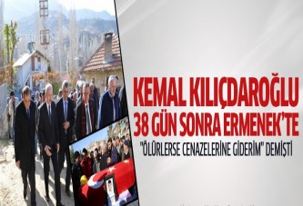 Kılıçdaroğlu Ermenek'teki madencilerin cenazesine gitti