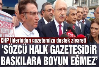 Kılıçdaroğlu’ndan Sözcü’ye ziyaret