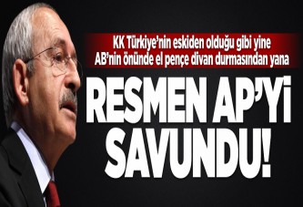 Kılıçdaroğlu resmen AP'ye destek verdi.