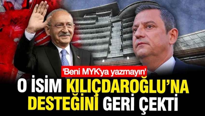 Kılıçdaroğluna şok telefon: Destek veren vekil sayısı 15e düştü