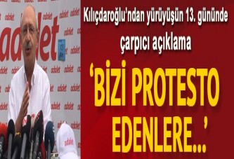 Kılıçdaroğlu'ndan Adalet Yürüyüşü'nün 13. gününde açıklama: 12 maddelik genelge hazırladık