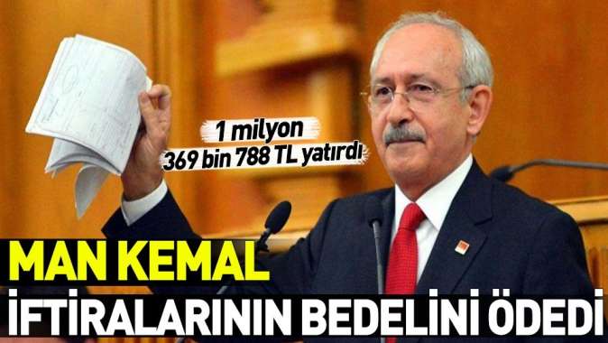 Kılıçdaroğlunun Man Adası faturası 1 milyon lirayı aştı.