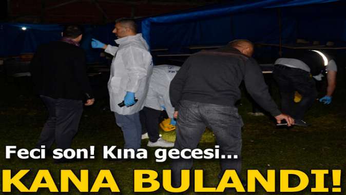 Kına gecesinde feci son! Kana bulandı...