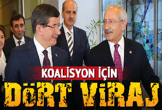 Koalisyon için 4 viraj