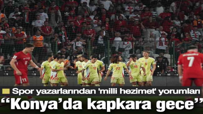 Konyada kapkara gece