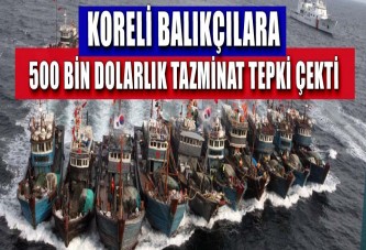 Koreli Balıkçılara 500 Bin Dolarlık Tazminat Tepki Çekti