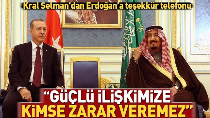 Kral Selmandan Erdoğanda telefon