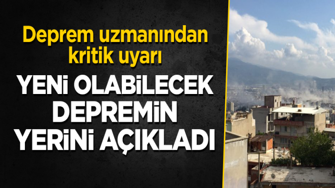 Kritik uyarı: Yeni bir deprem olabilir!