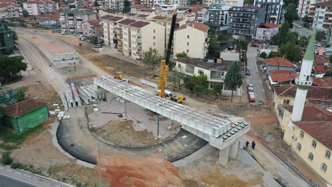 Kuruçeşme Tramvayında 72 kirişin montajı tamamlandı