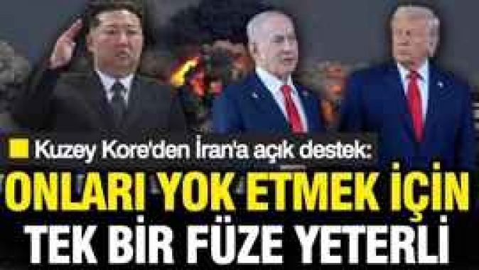 Kuzey Kore’den İran’a füze desteği: Kim Jong Un’dan İsrail uyarısı