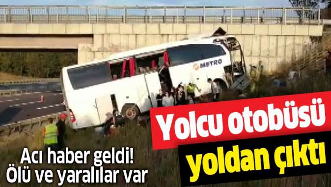 Kuzey Marmara Otoyolunda korkunç kaza! Ölü ve yaralılar var